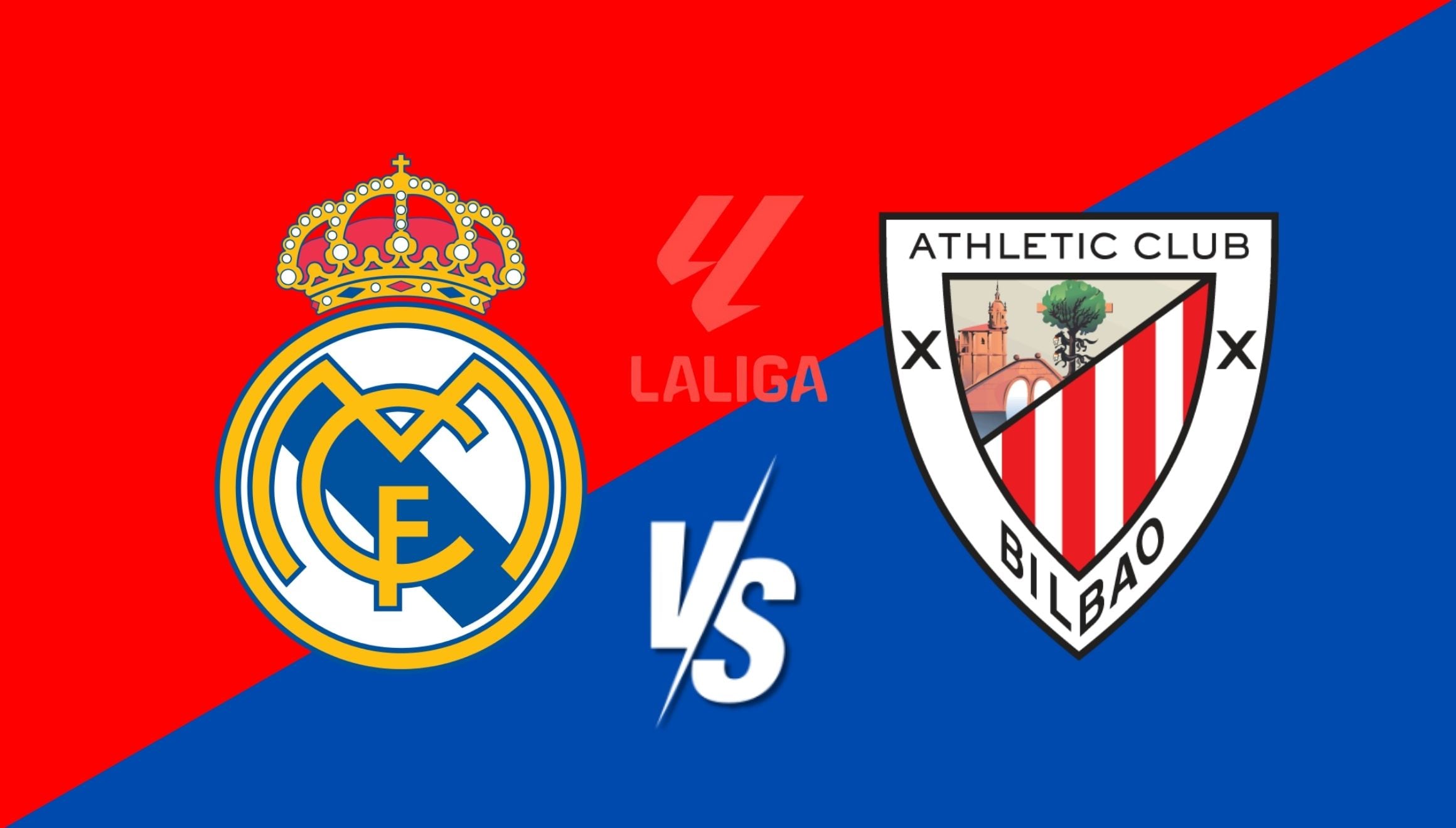 Real Madrid vs. Athletic Club EN VIVO por LaLiga 2024-25. ️Consulta el horario, las alineaciones probables y dónde ver el partido online y en TV. ¡Todos los detalles aquí! | Crédito: realmadrid.com / Composición Mix