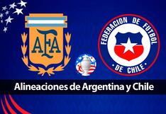 Alineaciones, Argentina vs. Chile: Scaloni y Gareca formaron así por Copa América 2024