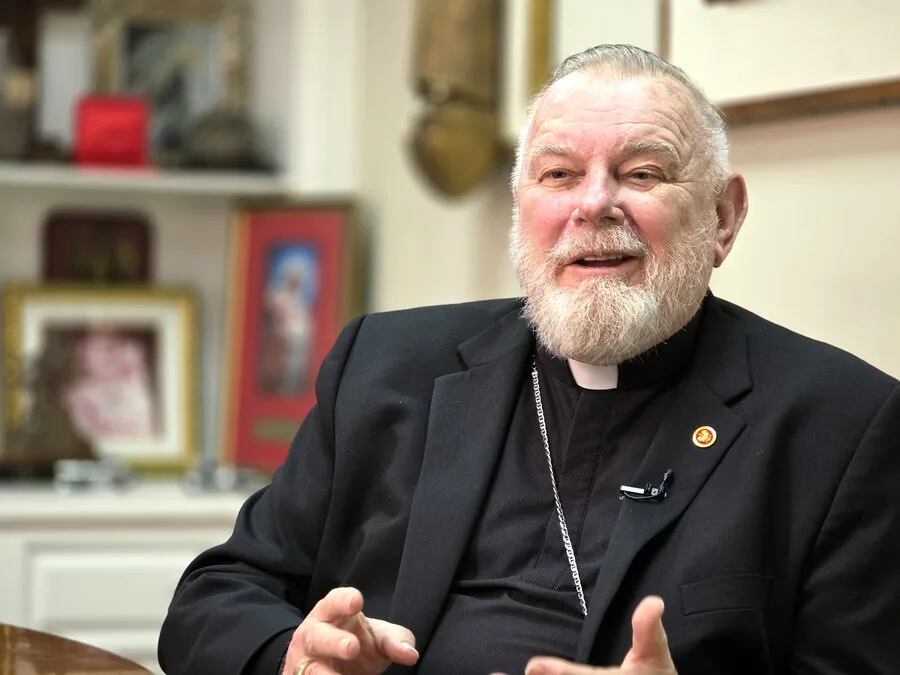 Fotografía de archivo del arzobispo de Miami, Thomas Wenski. EFE/Alberto Boal