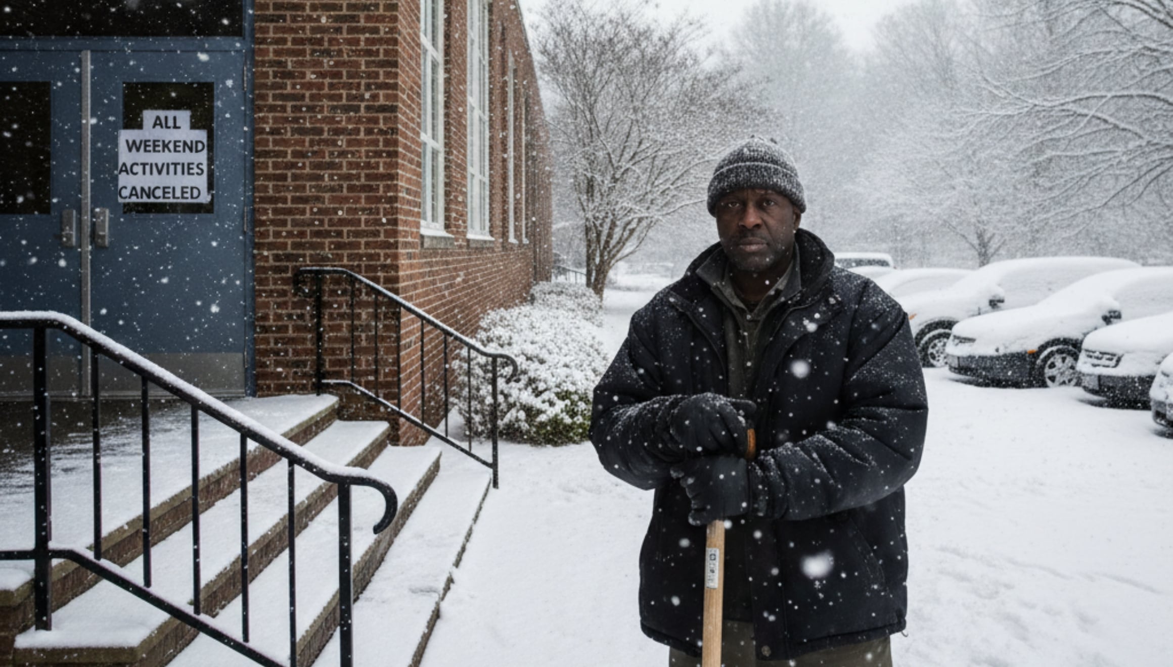 Una potente tormenta invernal hará que las actividades en instituciones educativas se cancelen (Foto: Imagen creada por El Comercio MAG usando la IA de Perplexity)
