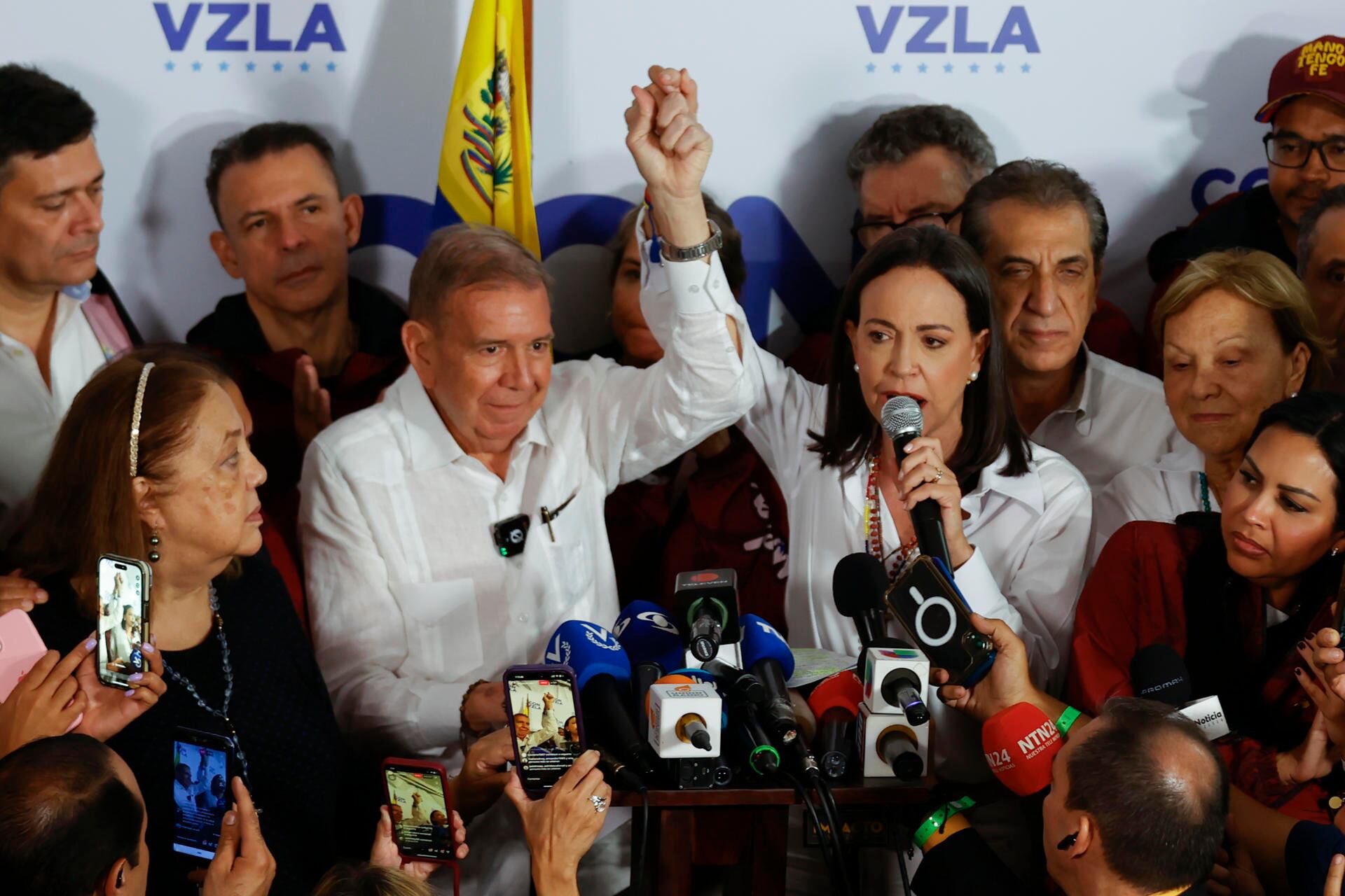 Maria Corina Machado urges the Armed Forces to “enforce popular sovereignty” Maria Corina Machado urges the Armed Forces to “enforce popular sovereignty”