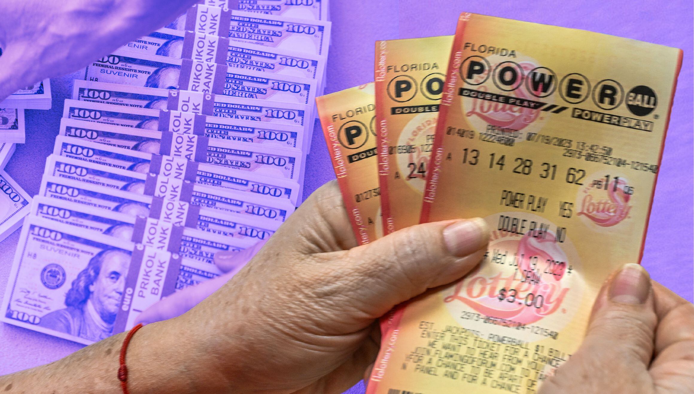 Powerball es un juego de lotería estadounidense ofrecido en 45 estados (Fotos: Freepik / AFP)