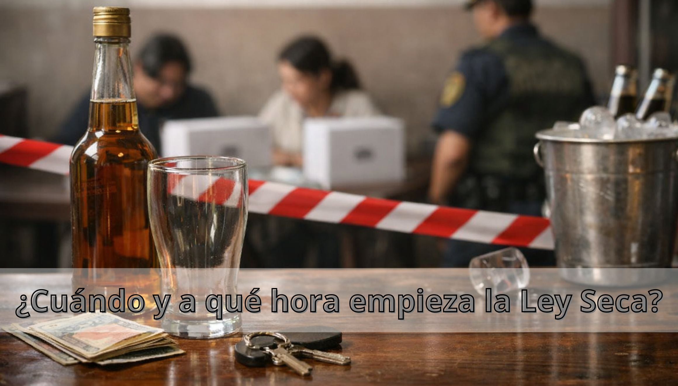 Conoce cuándo y desde qué hora rige la denominada Ley Seca en Perú por las Elecciones Generales 2026 del 12 de abril. Además, revisa cuáles son las multas y sanciones. (Foto: Imagen creada por Gestión Mix usando la IA de ChatGPT)