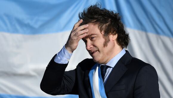 El presidente de Argentina, Javier Milei. (Foto de STRINGER / AFP)