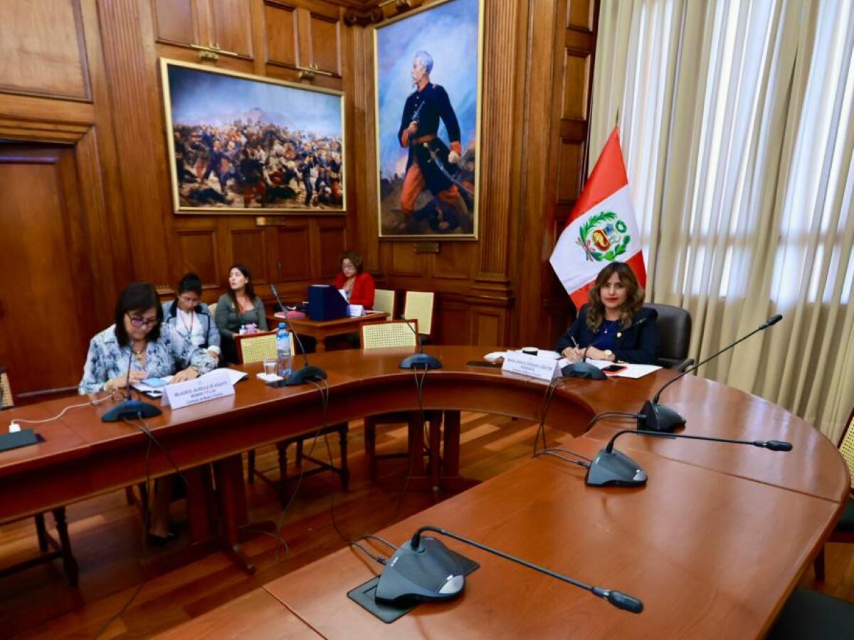 Texto sustitutorio fue aprobado en la Comisión de la Mujer y Familia del Congreso, presidida por la congresista Jessica Córdova. Foto: Congreso.