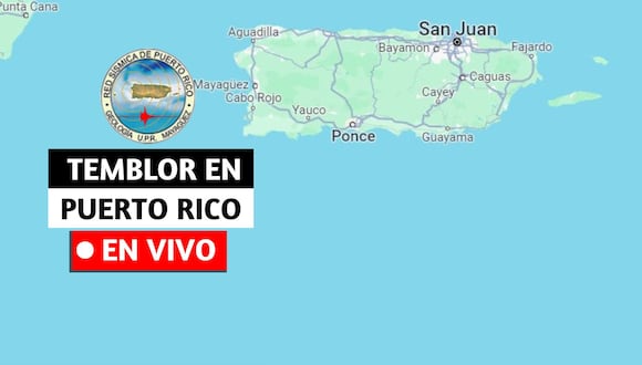 Descubre los datos oficiales de la Red Sísmica (RSPR) sobre los temblores en Puerto Rico hoy con datos exactos como la hora, magnitud y epicentro de los últimos sismos en San Juan, Bayamón, Carolina, Ponce, Mayagüez, entre otros municipios. | Crédito: Google Maps / Composición Mix