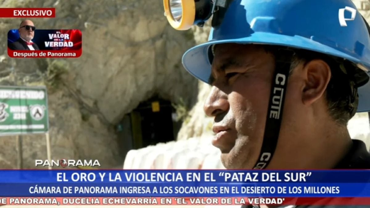 Daniel Huallichiquera, vocero de la base Atico Calpa, señala que son varias las veces que han recibido amenazas. Foto: Captura Panorama.