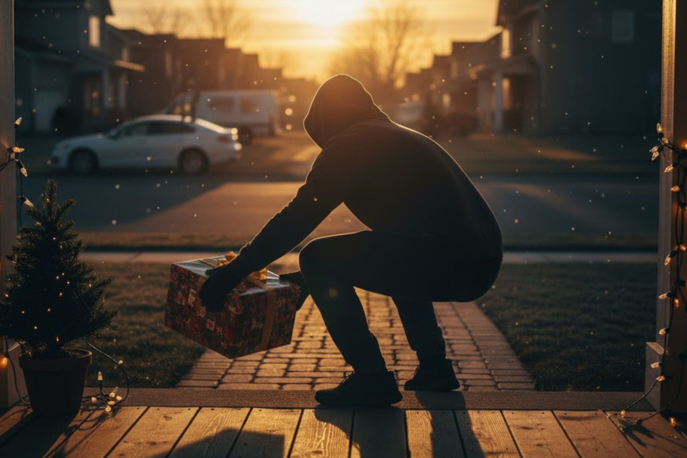 En temporada navideña, los robos de paquetes suelen incrementarse a dígitos inimaginables. (Crédito: Imagen creada por El Comercio MAG usando la IA de 'Gemini')