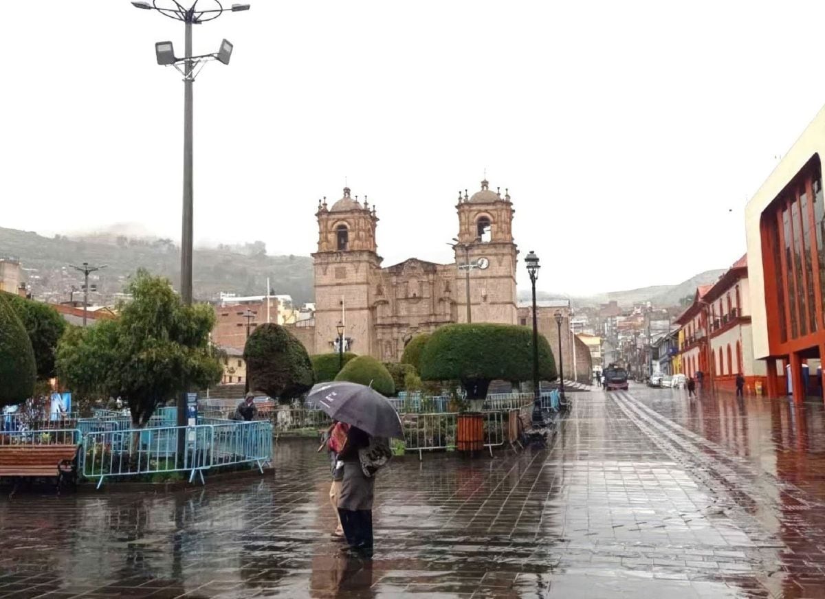 Puno registró lluvias intensas por la madrugada del martes 3 de febrero. Foto: Andina.