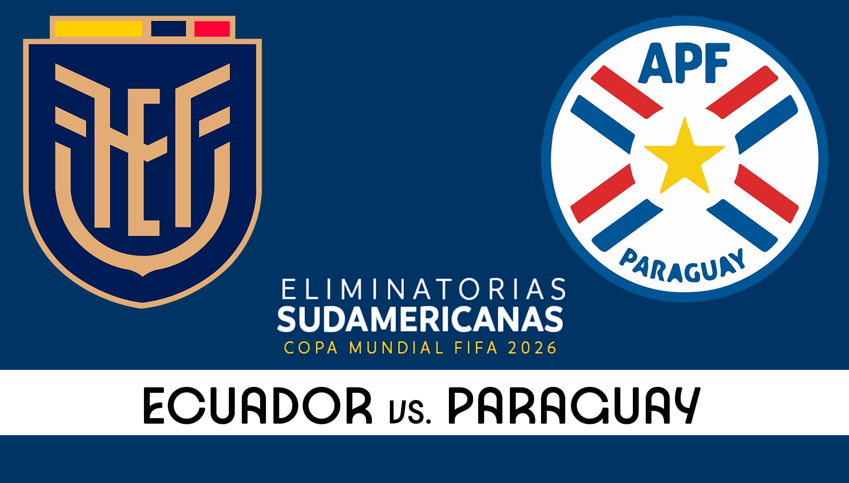 Sigue aquí la transmisión oficial de ECDF Online del duelo entre Ecuador vs. Paraguay por las jornada 9 de las Eliminatorias Sudamericanas al Mundial 2026.| Composición: Héctor Honores