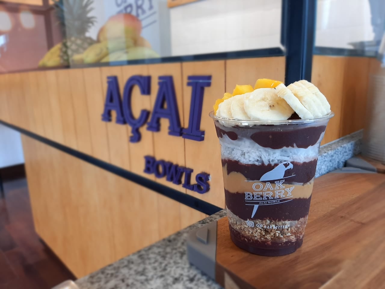 Los productos a base de açaí son el eje de la propuesta de Oakberry, cadena que opera actualmente 25 locales en Perú. Foto: Oakberry Perú