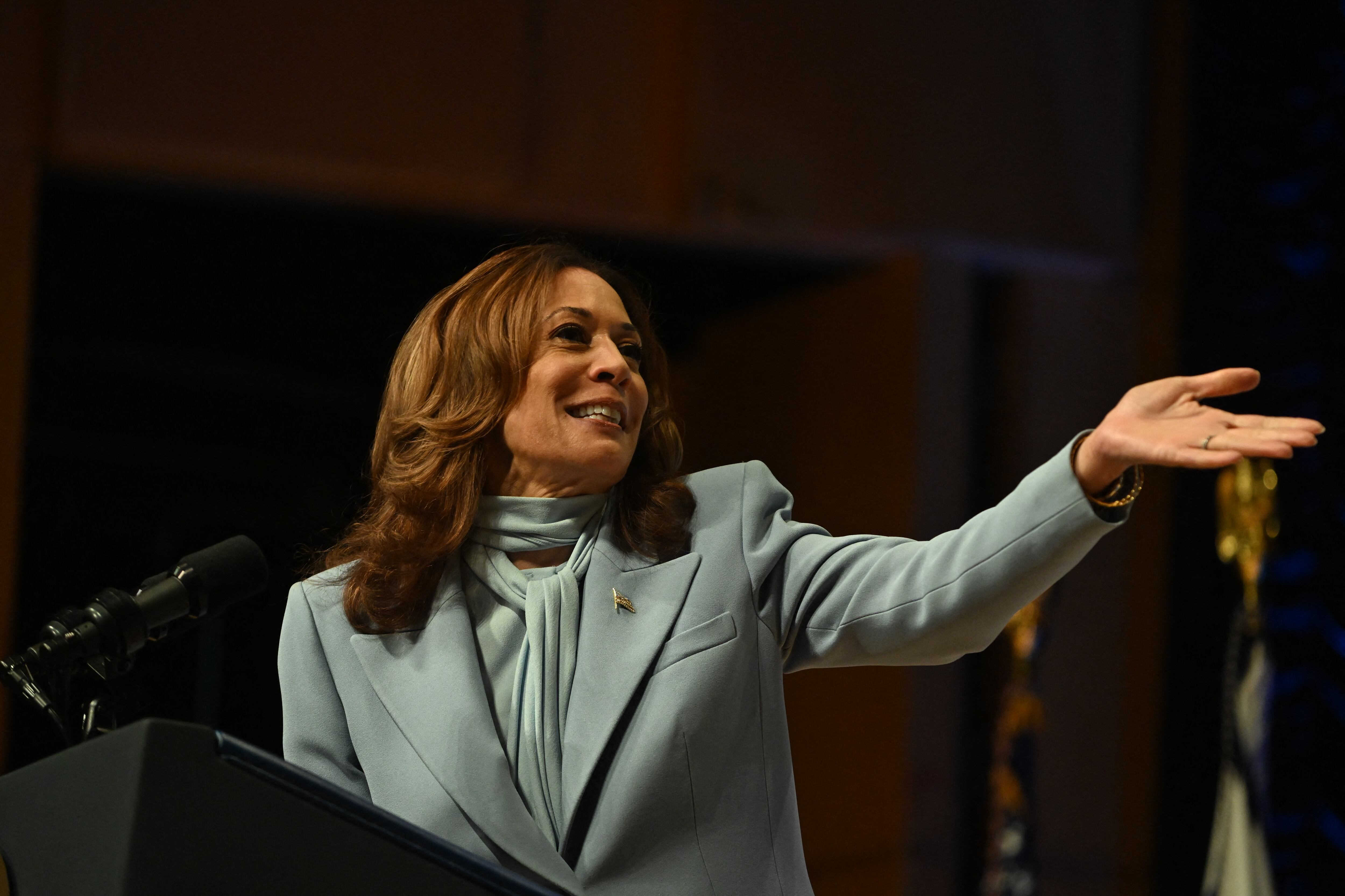 Kamala Harris cumplirá 60 años el próximo 20 de octubre (Foto: ROBERTO SCHMIDT / AFP)
