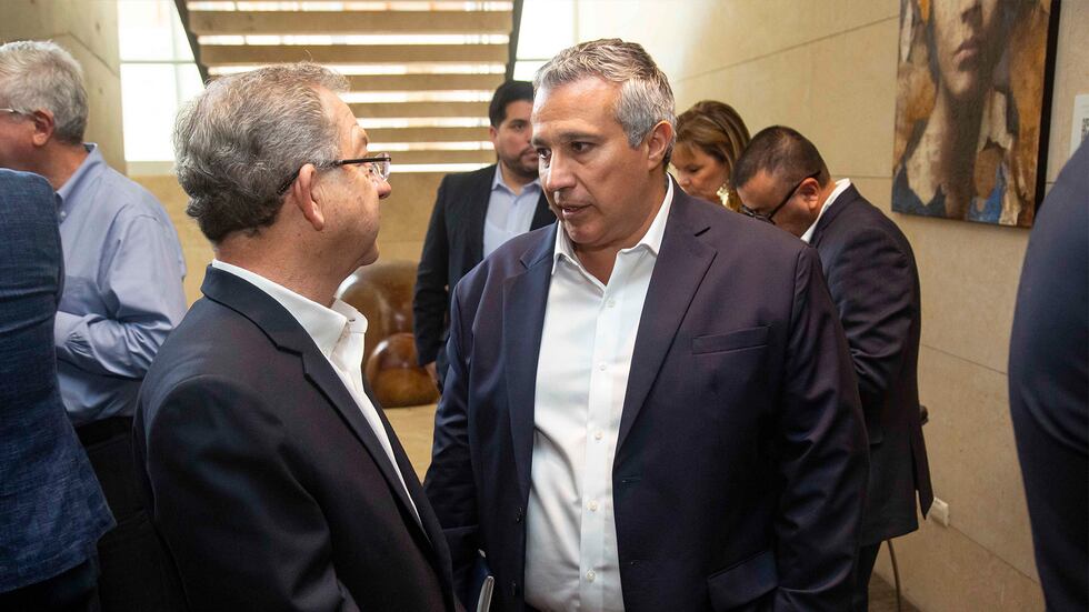Domingo Drago (Gold Fields) y Germán Fernández (Movistar Empresas).