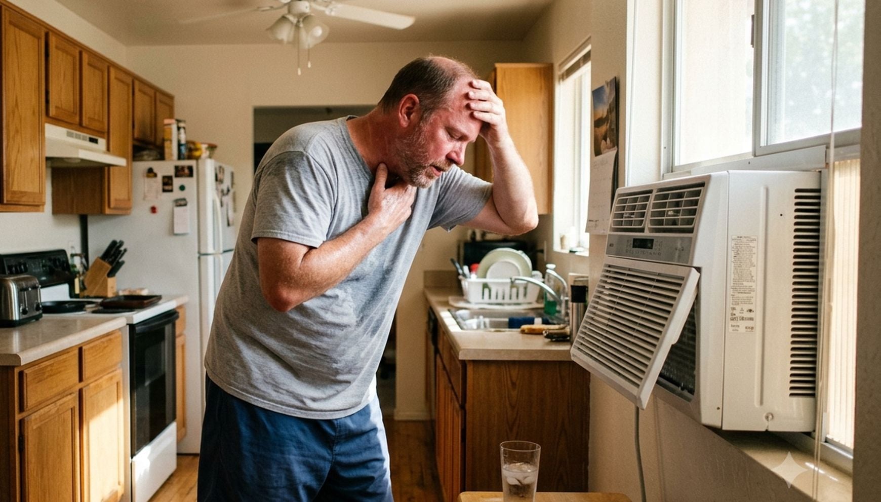 Con las olas de calor de este verano, el aire acondicionado y los ventiladores pueden convertir cualquier factura de luz en un susto (Foto: Imagen creada por Gestión MIX usando Gemini)
