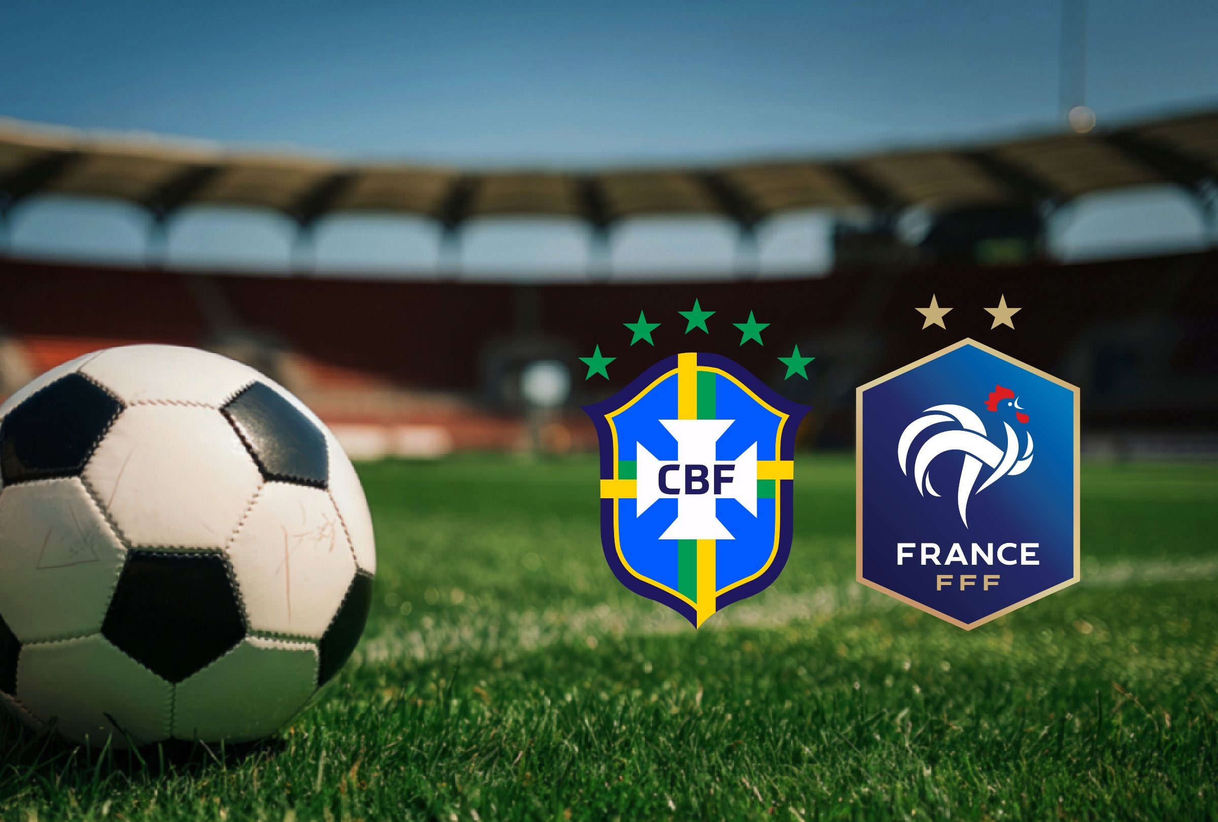 El Brasil vs. Francia por un amistoso previo a la Copa Mundial FIFA 2026 es uno de los partidos más atractivos del jueves 26 de marzo. (Foto: Composición Gestión Mix)