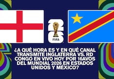 ¿A qué hora es y en qué canal transmite Inglaterra vs. RD Congo EN VIVO hoy por 16avos del Mundial 2026 en Estados Unidos y México?
