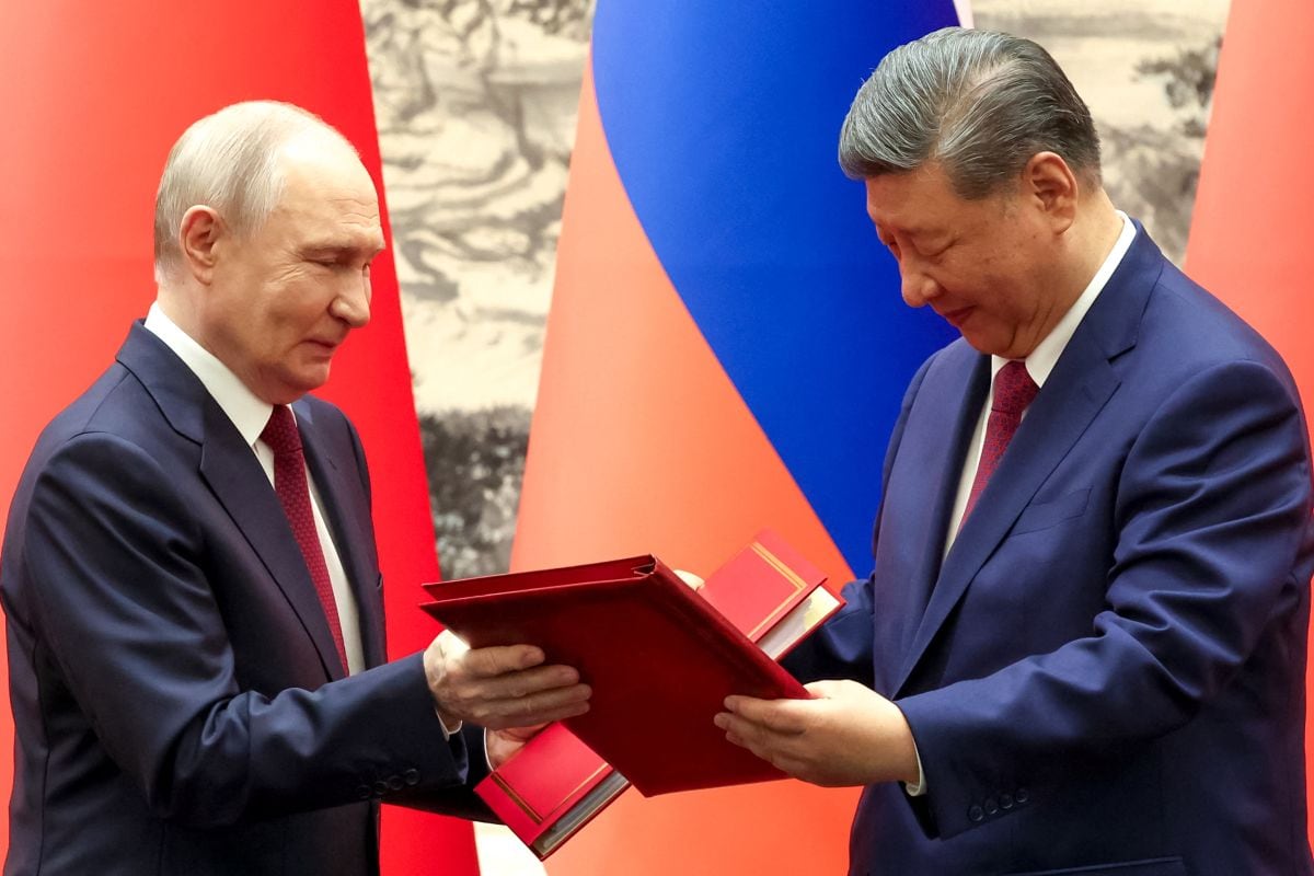 Xi Jinping y Vladímir Putin. (Foto: AFP)