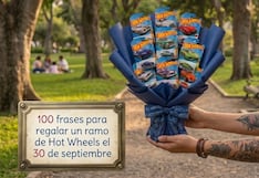 100 frases para regalar un ramo de Hot Wheels el 30 de septiembre: mensajes para WhatsApp