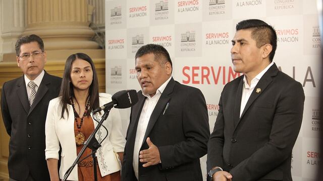 Disidentes de Perú Libre presentan recursos ante el PJ para ser reconocidos como bancada