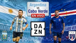 DAZN Mundial televisó el partido Argentina 2-1 Cabo Verde por TV y streaming online