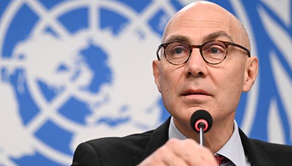 El Alto Comisionado de las Naciones Unidas para los Derechos Humanos, Volker Turk. (Foto de Fabrice COFFRINI / AFP)