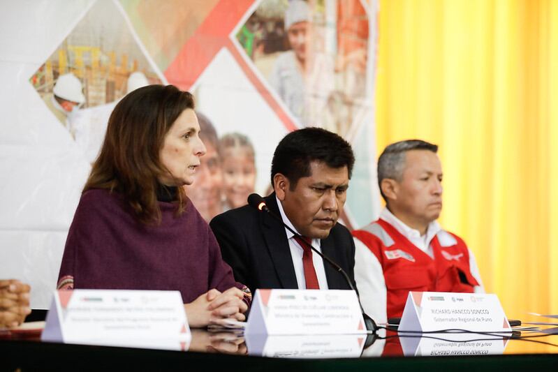 Se transfirieron S/ 9 millones a la Empresa Municipal de Saneamiento Básico de Puno - EMSAPUNO S.A., para que realice trabajos de mantenimiento de los lodos en el lago Titicaca y de esta manera se optimice el servicio. (Foto: MVCS)