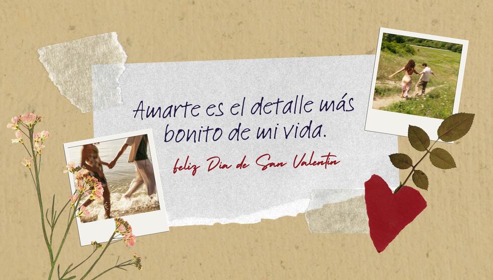Amarte es el detalle más bonito de mi vida. | Crédito: canva.com / Composición Gestión Mix