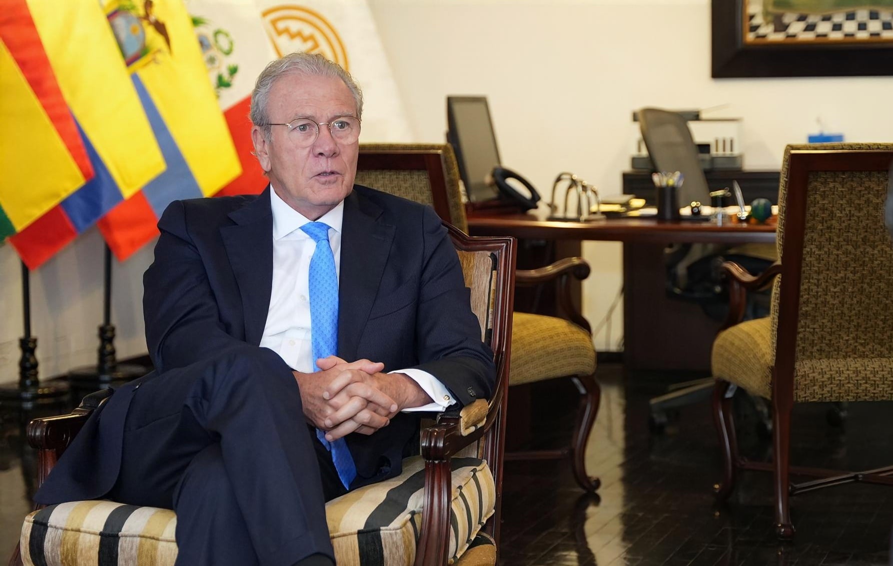 El secretario general de la Comunidad Andina, embajador Gonzalo Gutiérrez