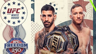 ¿Cómo quedó la pelea UFC Freedom 250: Ilia Topuria vs. Justin Gaethje por la estelar?