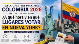 Colombianos en Nueva York: horarios y puntos de votación para las Elecciones Presidenciales de Colombia este 31 de mayo de 2026