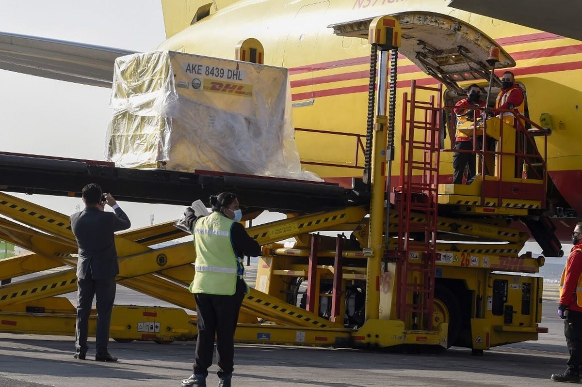 DHL Express mantiene su optimismo por el futuro de las operaciones en América Latina. (Foto de ALFREDO ESTRELLA / AFP)