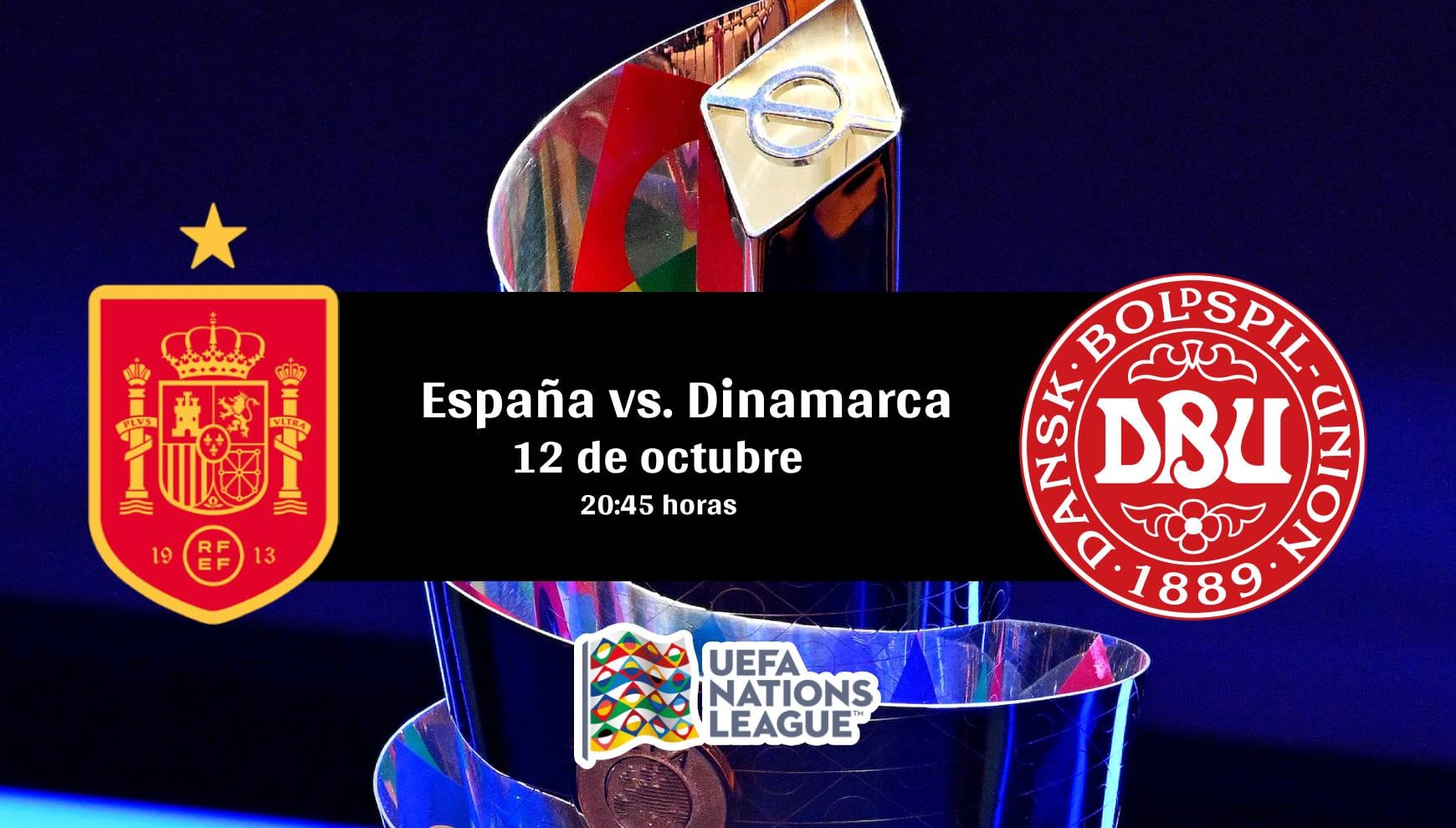 Guía de Canales TV y Streaminng para ver España vs. Dinamarca EN DIRECTO por la fecha 3 de la UEFA Nations League (Foto: Composición Mix)