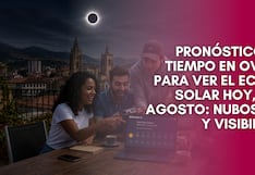 Pronóstico del tiempo en Oviedo para ver el eclipse solar el 12 de agosto: cómo estará la visibilidad
