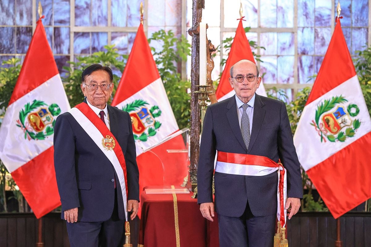 Hugo de Zela fue ratificado como ministro de Relaciones Exteriores. Foto: Presidencia.