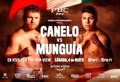 ¿Qué canal transmitió la pelea Canelo vs. Munguía?