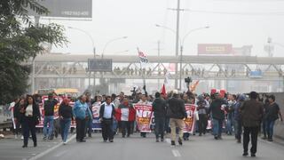 Puente Piedra: vecinos y transportistas marchan contra cobro de peajes 