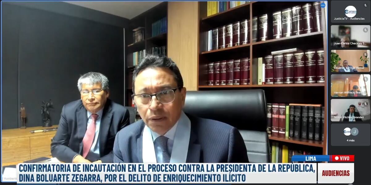 Humberto Abanto señaló que dos de los tres relojes Rolex prestados a la presidenta Dina Boluarte pertenecen al hijo del gobernador de Ayacucho. Fuente: Poder Judicial.