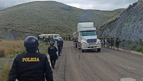 Estado de emergencia en el Corredor Vial Sur. Foto: Andina, imagen de archivo.
