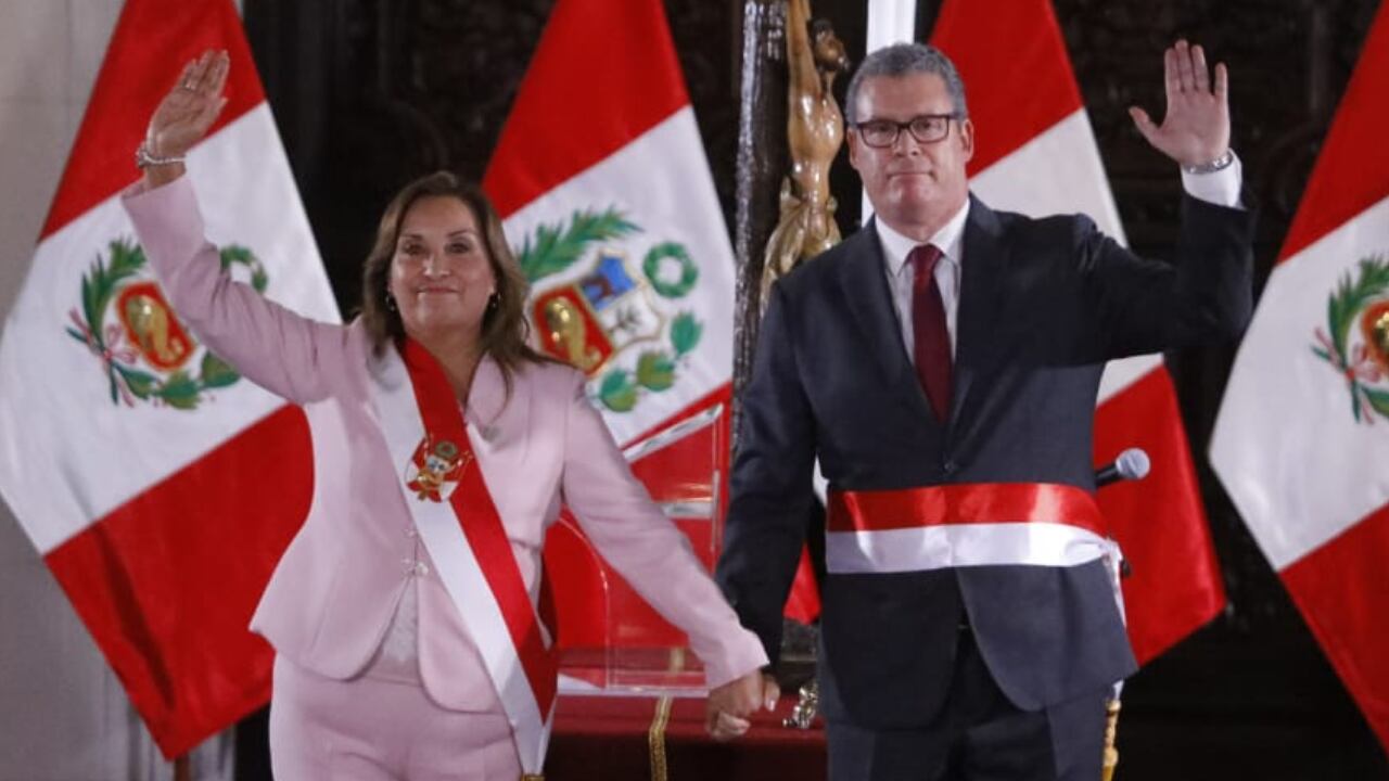 Presidenta Dina Boluarte toma juramento a nuevos ministros de Estado.
Fotos: Julio Reaño/@photo.gec