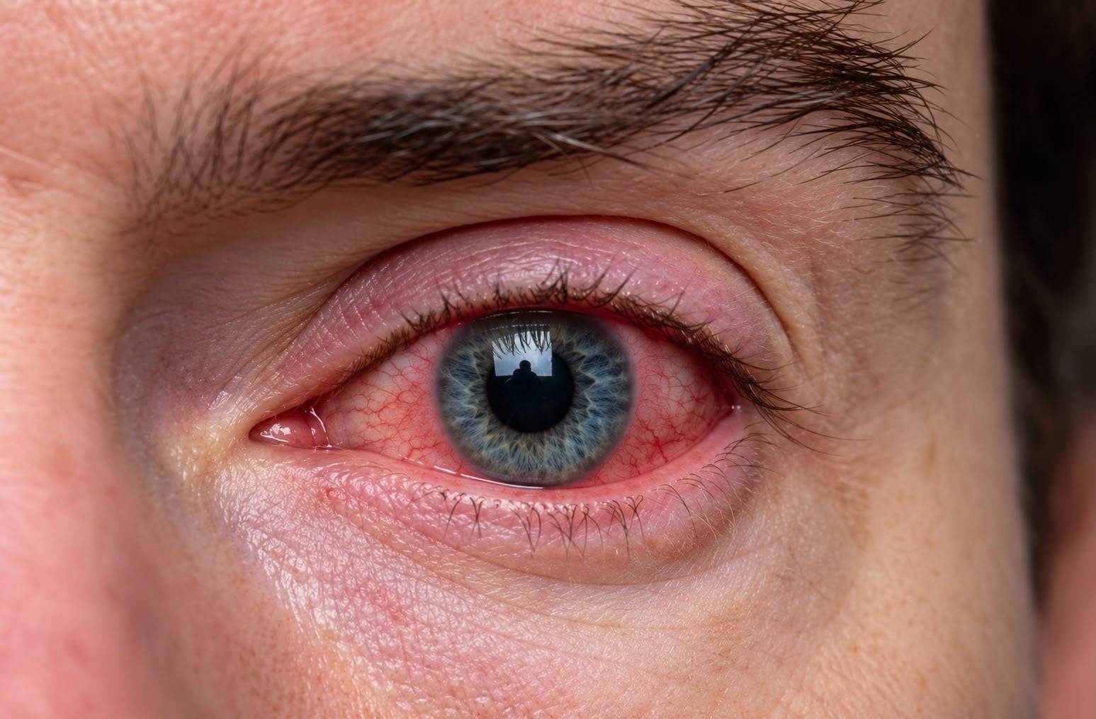 Parpadear con frecuencia, mejorar la iluminación y evitar reflejos en los monitores son algunas de las recomendaciones de un especialista para reducir las molestias visuales. Foto: Oftalmosalud