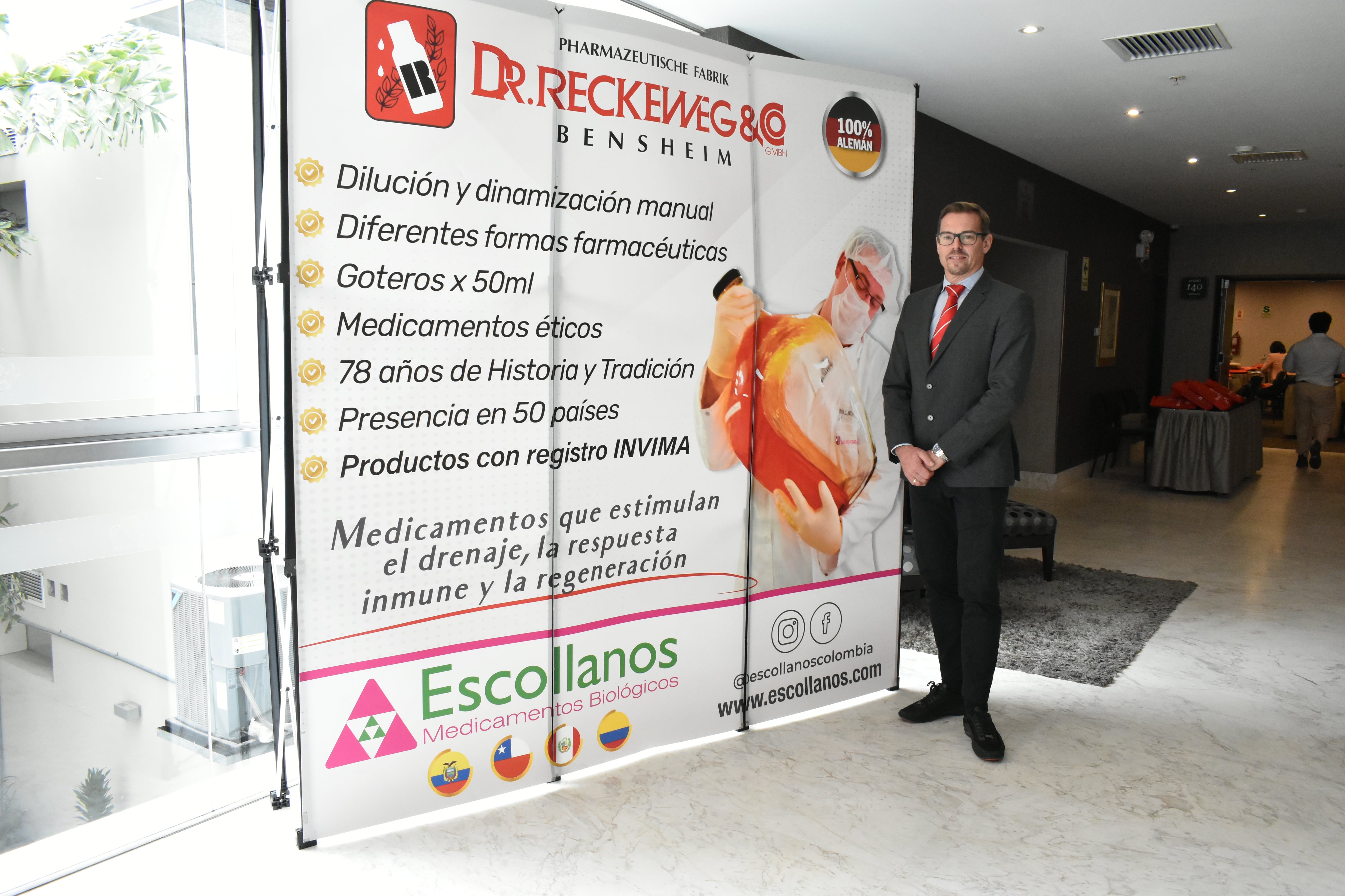 David Reckeweg: “Fue para la familia Reckeweg un paso lógico también entrar en el mercado de Perú. Perú tiene un potencial muy atractivo para nosotros”, comentó el director general de Dr. Reckeweg. (Foto: Dr. Reckeweg)