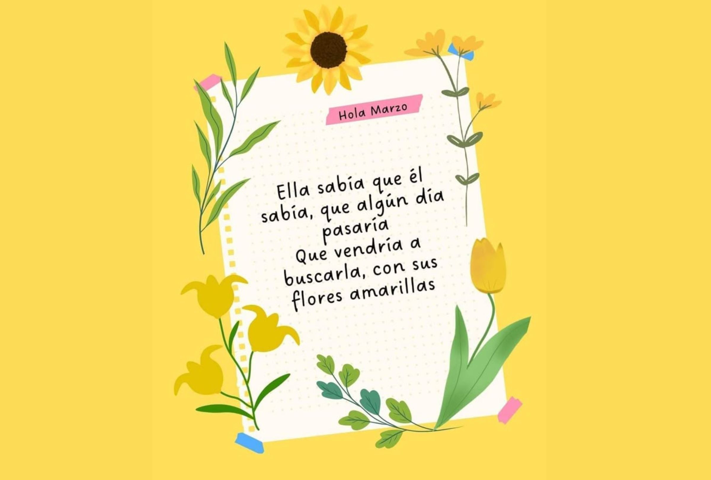 Este viernes 21 de marzo inicia la primavera en México y Estados Unidos, una fecha donde muchas personas regalarán flores amarillas a sus parejas (Foto: Canva.com)