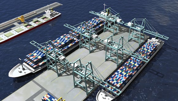 Migraciones y la empresa concesionaria del Puerto de Chancay, Cosco Shipping, firmaron un convenio a fin de facilitar el control migratorio en el terminal portuario de Chancay. (Foto: GEC)