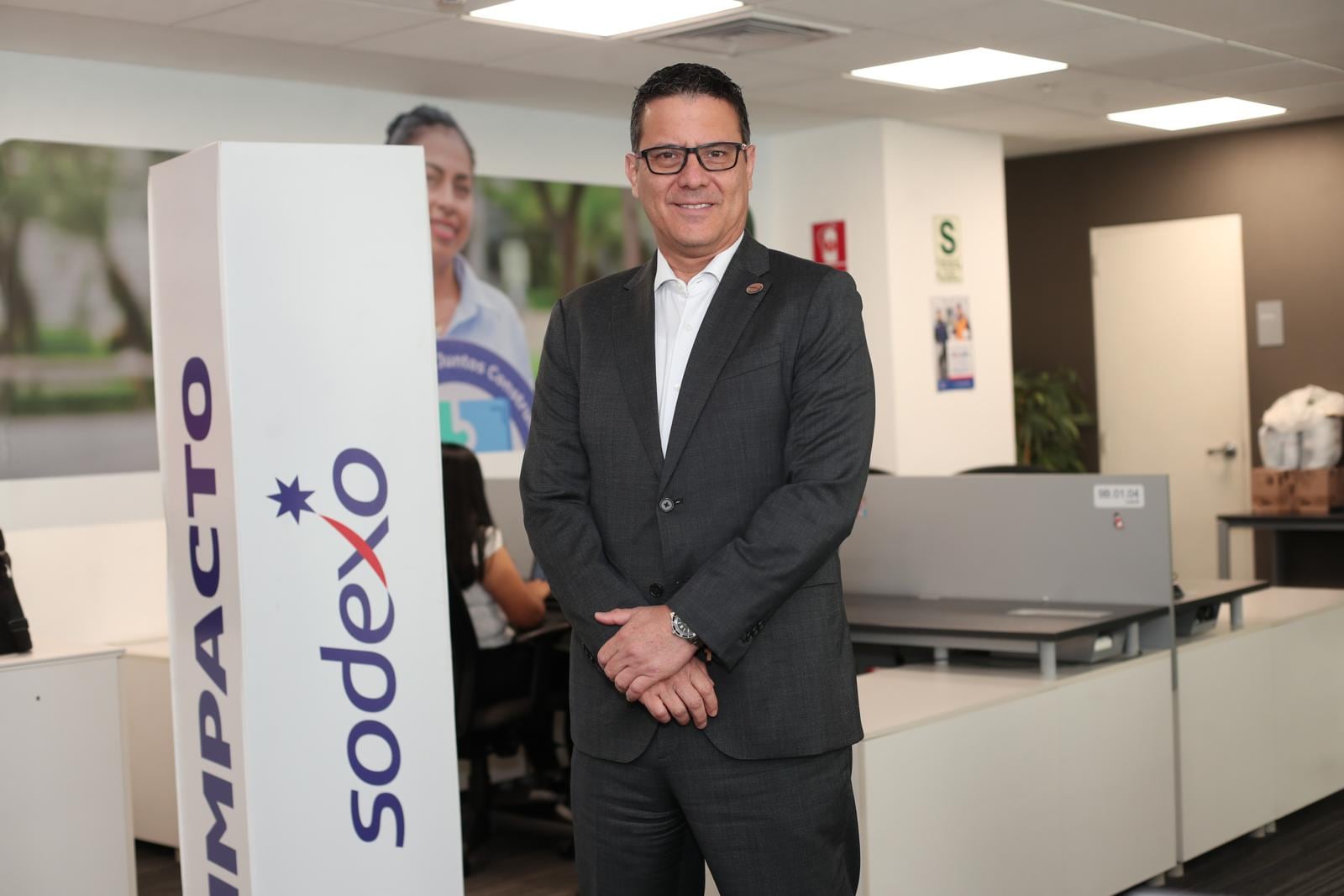 Juan Montoya, country manager de Sodexo en Perú: “La minería elevará su peso en la facturación hasta cerca del 78%, aunque el mayor número de contratos seguirá concentrado en el segmento corporativo”. Foto: GEC / Jesús Saucedo