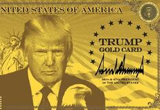 Trump lanza portal para la nueva “tarjeta dorada”: así busca atraer millonarios a EE.UU.