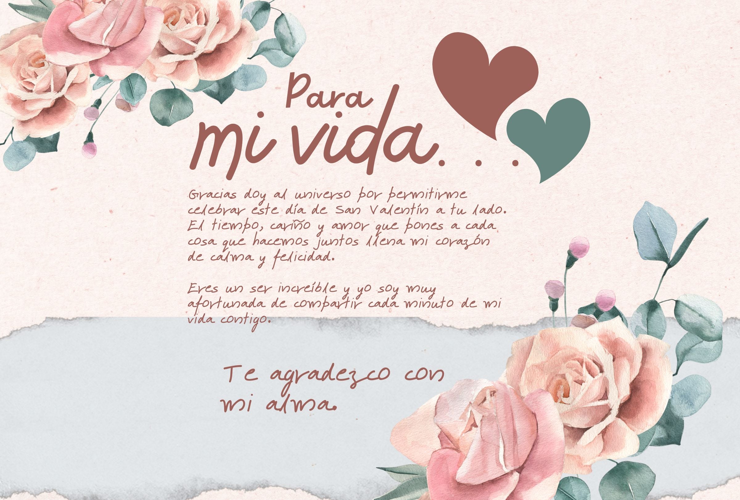 "Eres mi inspiración y mi gran amor." (Foto: Canva.com / Noé Yactayo)