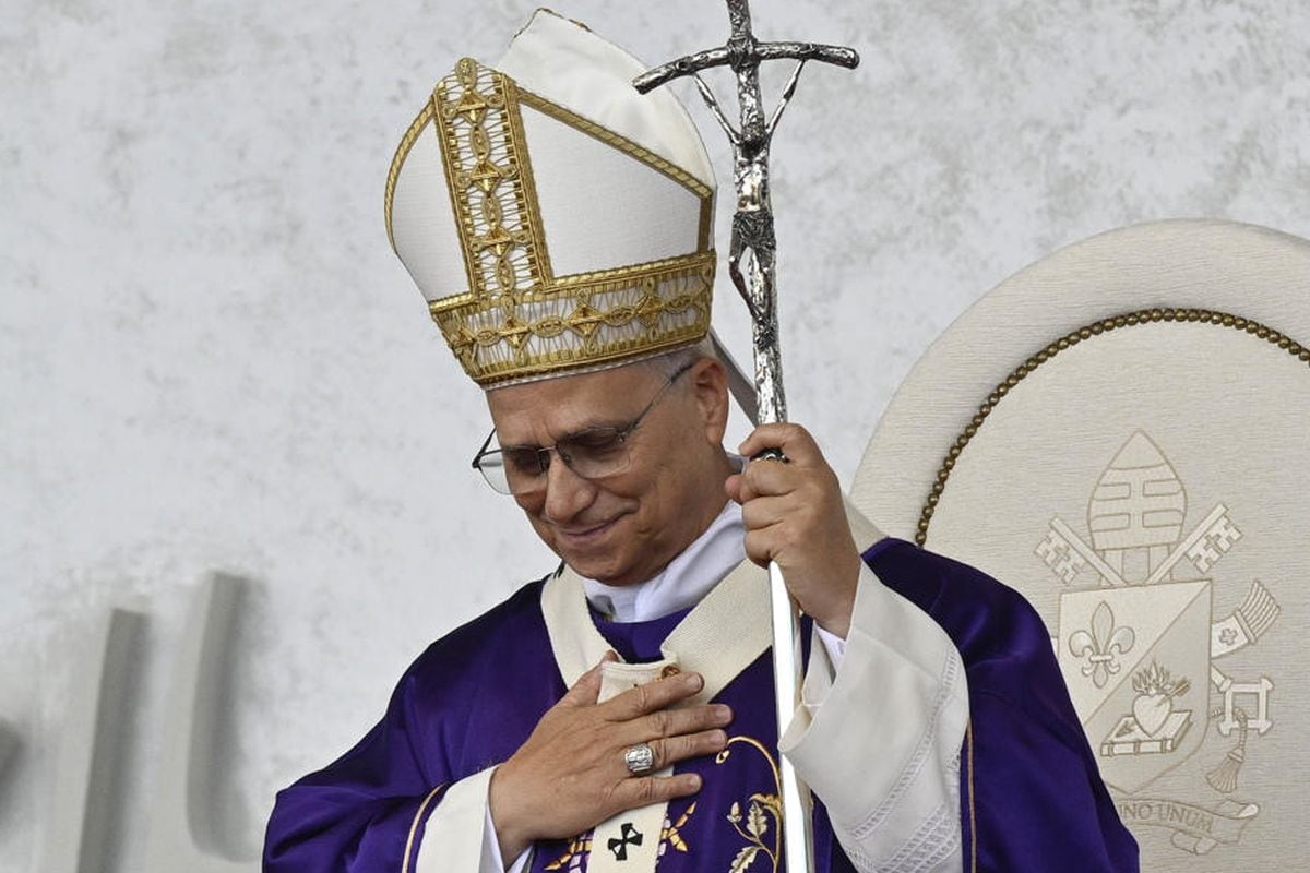 El papa León XIV oficia una misa en Beirut. Foto: EFE/ Dicasterio Para La Comunicación Del Vaticano / Simone Risoluti