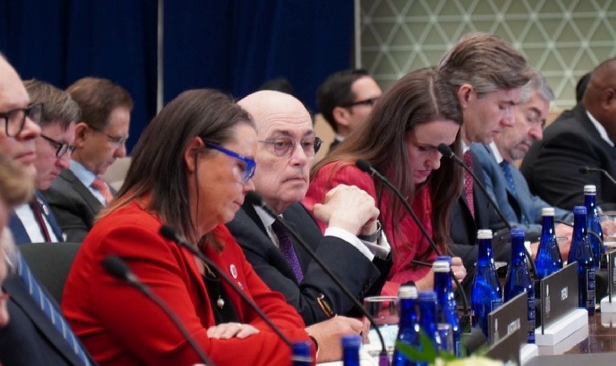 El canciller Hugo de Zela participó en la Reunión Ministerial sobre Minerales Críticos, que reunió a representantes de 55 países en Washington D.C. Foto: Cancillería.