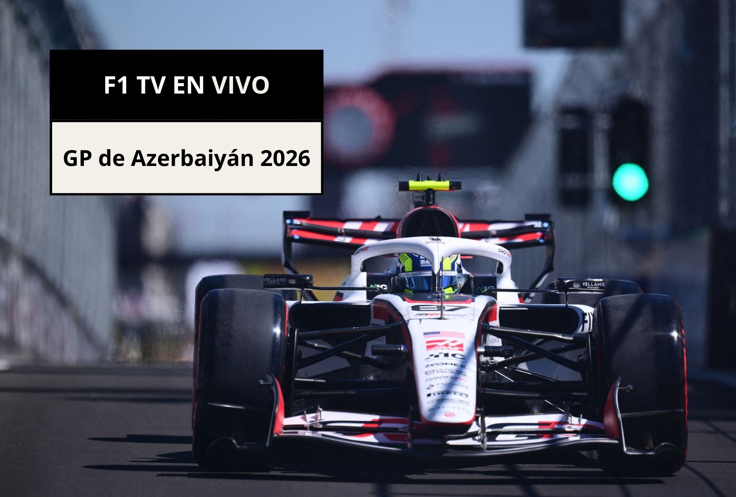 Revisa esta nota para que sepas cómo ver EN VIVO la carrera del GP de Azerbaiyán 2026 por F1 TV. (Foto: ANDREA DIODATO / NURPHOTO / NURPHOTO / AFP y Composición Canva - Gestión Mix)