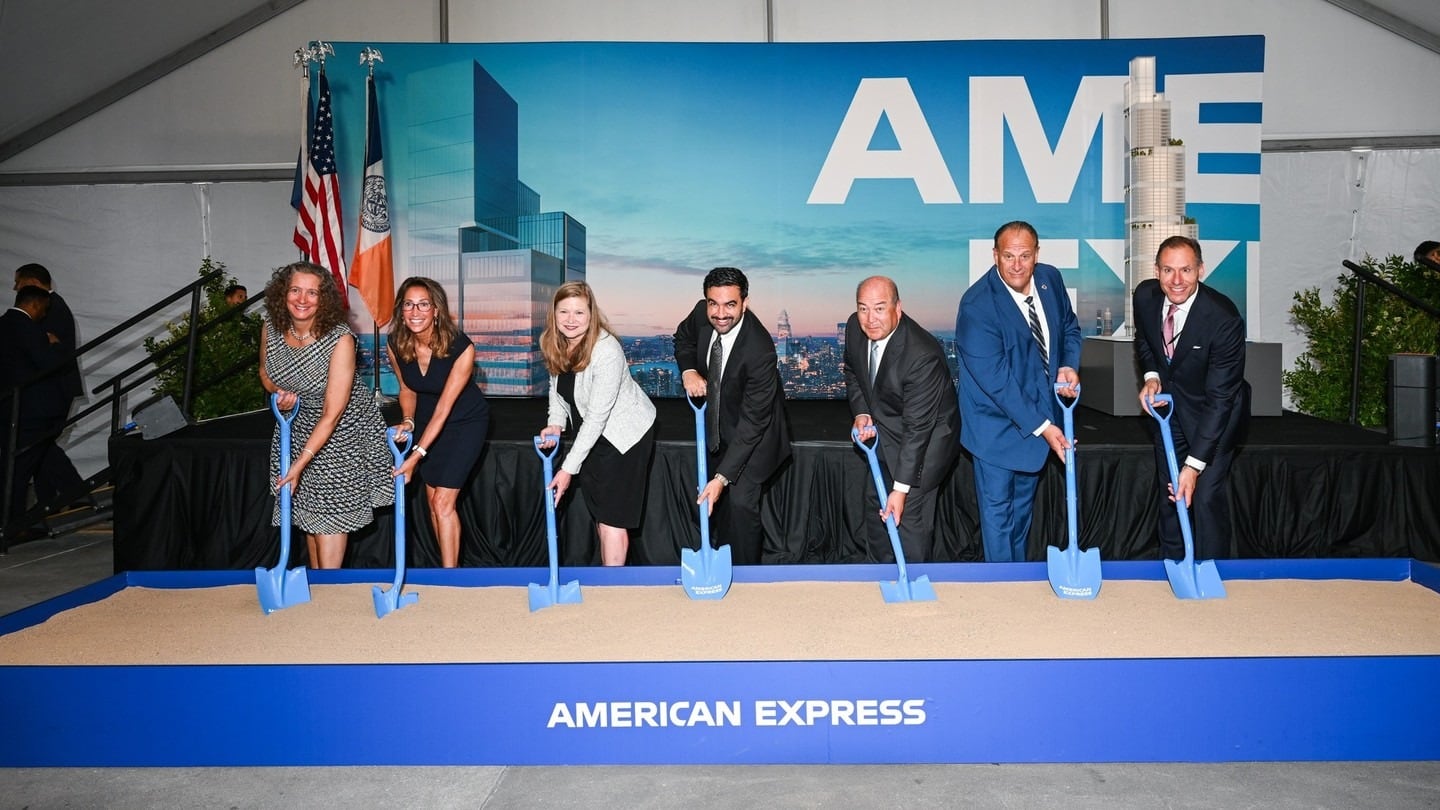 Autoridades de Nueva York participaron en el inicio de la construcción del 2 World Trade Center (Foto: American Express)